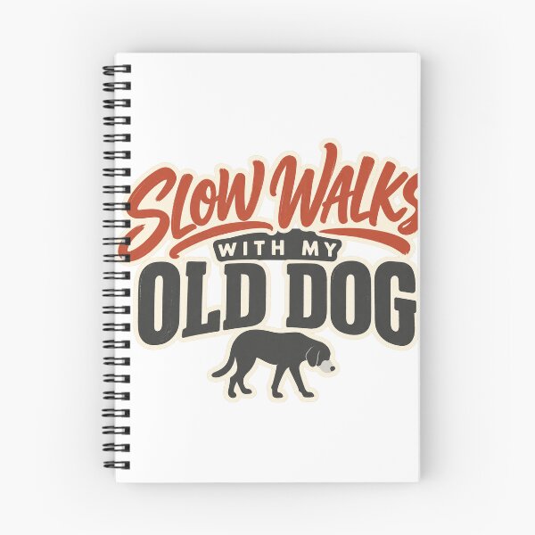Item preview, Slow Walks With My Old Dog Senior Gray Muzzle designed and sold by eignvalue.
