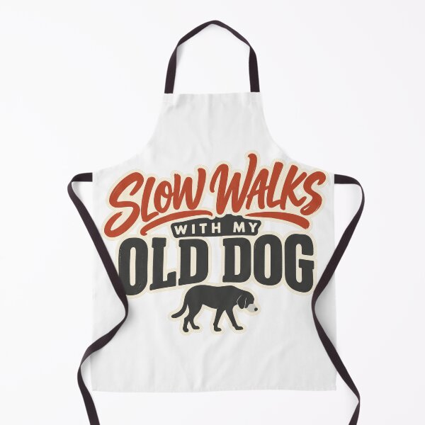 Item preview, Slow Walks With My Old Dog Senior Gray Muzzle designed and sold by eignvalue.