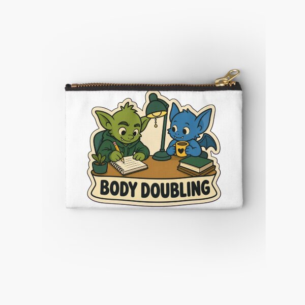 Item preview, Body Doubling Buddies | Funny ADHD Neurodivergent Humour Doodle designed and sold by StickyGuys.