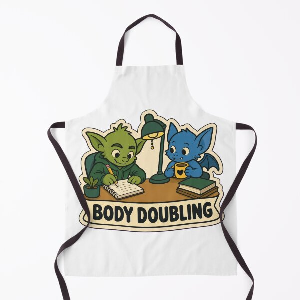 Item preview, Body Doubling Buddies | Funny ADHD Neurodivergent Humour Doodle designed and sold by StickyGuys.