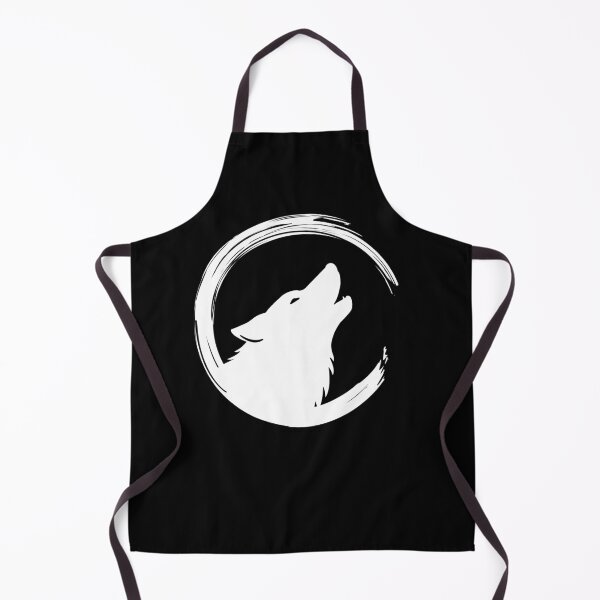 Item preview, Howling Wolf Emblem – White designed and sold by Shadow's Den.