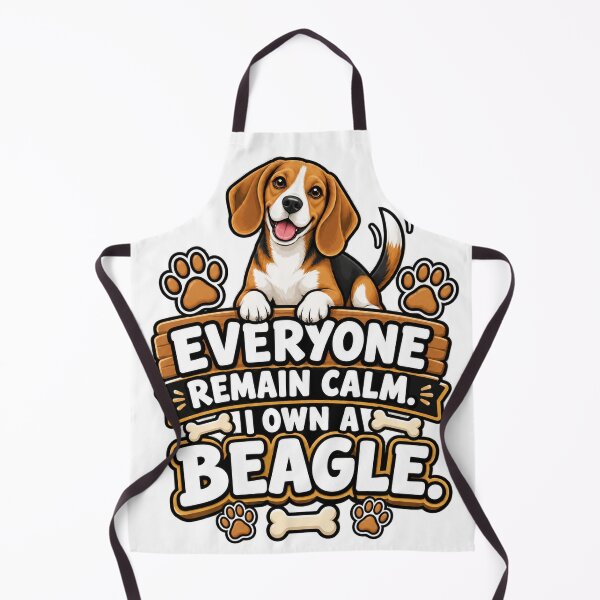 Item preview, Everyone remain calm.  I own a beagle. designed and sold by CIW78.