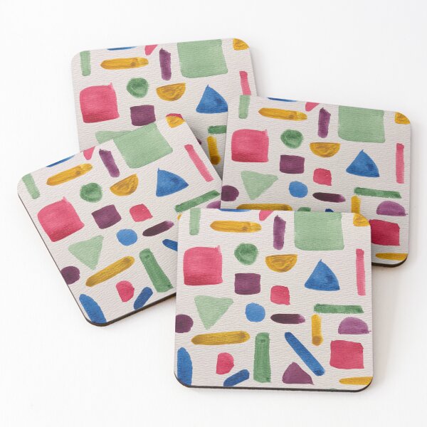 Item preview, colour pattern of shapes designed and sold by emma-goold.