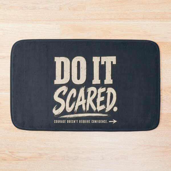 Item preview, Do It Scared – Courage Over Fear Motivational Quote designed and sold by Williams Anderson.
