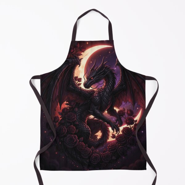 Item preview, Moon Dragon | Gothic Celestial Dark Fantasy designed and sold by JanjjaSoulInk.