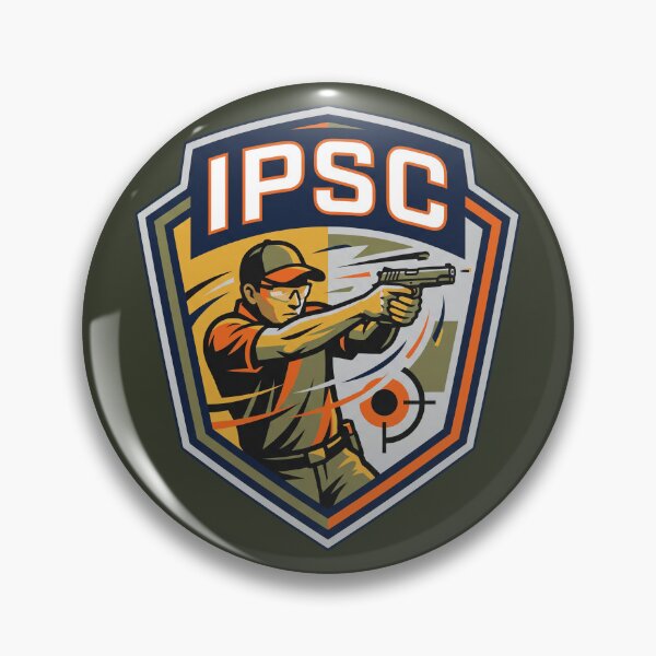 Item preview, IPSC Practical Shooting Sports Tactical Crest Marksman Art designed and sold by KiwiRider.