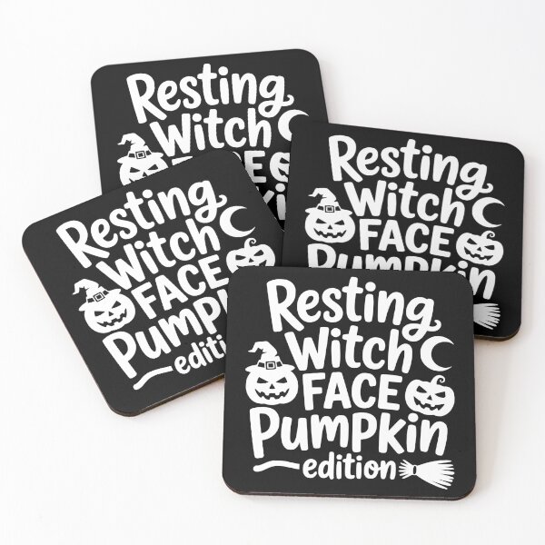 Item preview, Resting Witch Face, Pumpkin Edition designed and sold by theartfulaspie.