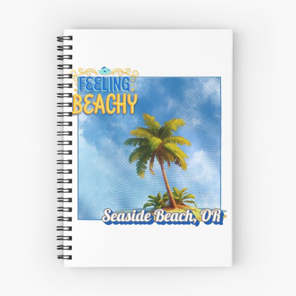 Item preview, Feeling Beachy Seaside Beach OR Retro Halftone Palm Tree Souvenir designed and sold by DonnaRaine.