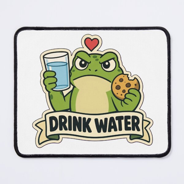 Item preview, Snack and Water Reminder | Funny ADHD Neurodivergent Humour Doodle designed and sold by StickyGuys.