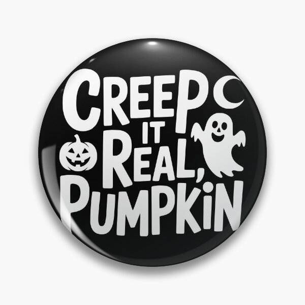 Item preview, Creep It Real, Pumpkin designed and sold by theartfulaspie.
