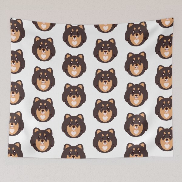 Item preview, Finnish Lapphund Black and Tan designed and sold by Katsu-Chi.