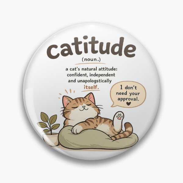 Item preview, Catitude designed and sold by Picthology.