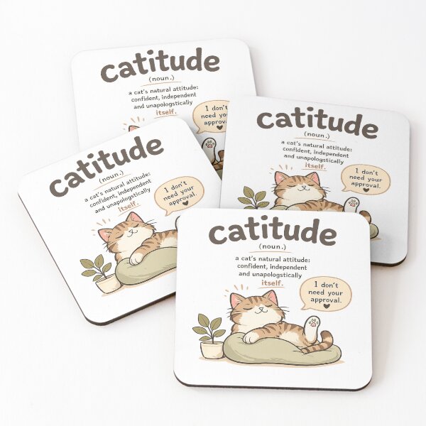 Item preview, Catitude designed and sold by Picthology.