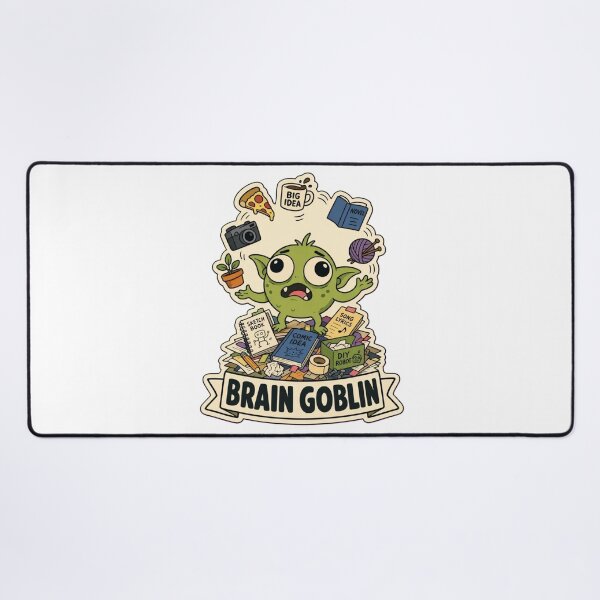 Item preview, Brain Goblin | Cute ADHD Creature Neurodivergent Doodle designed and sold by StickyGuys.