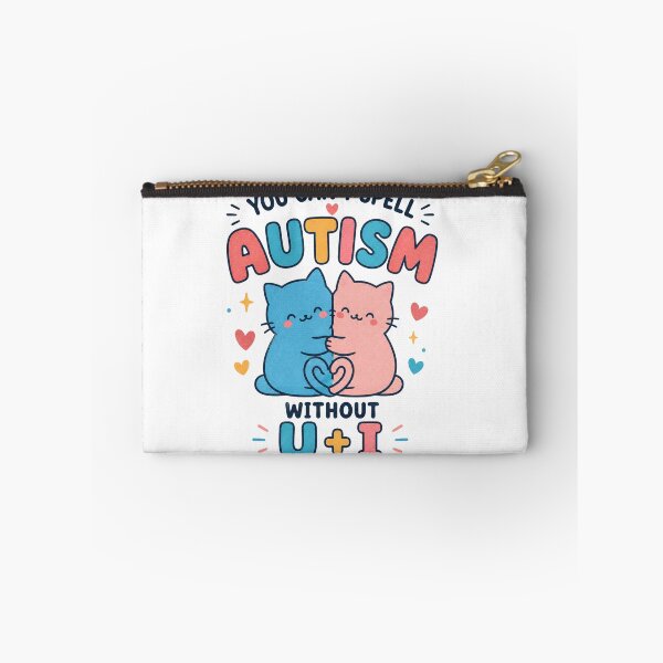 Item preview, You Can't Spell Autism Without U+I Cat Couple Love Humor Saying designed and sold by Bright08.