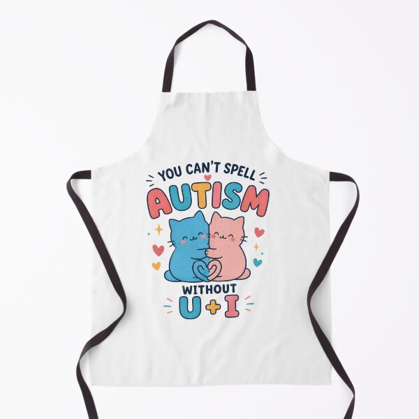 Item preview, You Can't Spell Autism Without U+I Cat Couple Love Humor Saying designed and sold by Bright08.