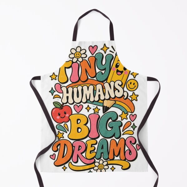 Item preview, Tiny Humans Big Dreams Retro Teacher Shirt | Cute Back to School Pencil Design designed and sold by LifeProApperal.