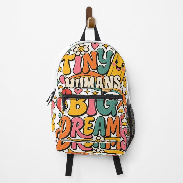 Item preview, Tiny Humans Big Dreams Retro Teacher Shirt | Cute Back to School Pencil Design designed and sold by LifeProApperal.
