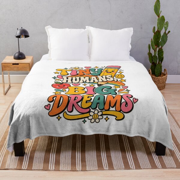Item preview, Tiny Humans Big Dreams Retro Teacher Shirt | Cute Back to School Pencil Design designed and sold by LifeProApperal.