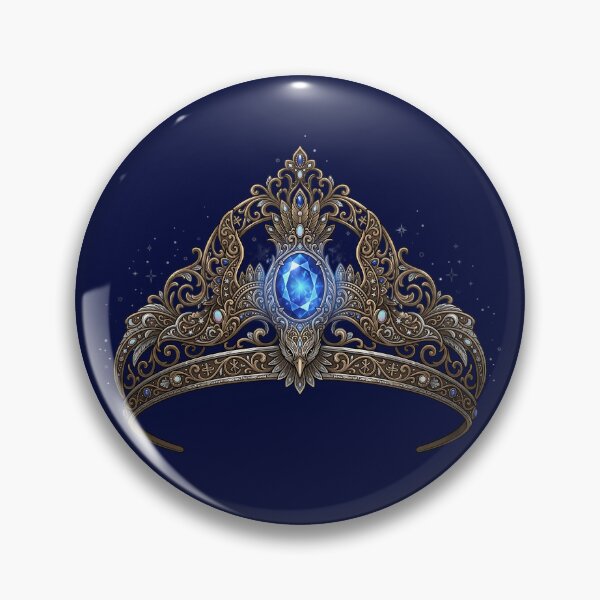 Item preview, Raven Diadem Sapphire Crown - Mystical Magical School House Art designed and sold by KreonaTime.