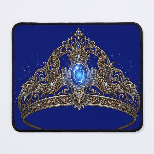Item preview, Raven Diadem Sapphire Crown - Mystical Magical School House Art designed and sold by KreonaTime.