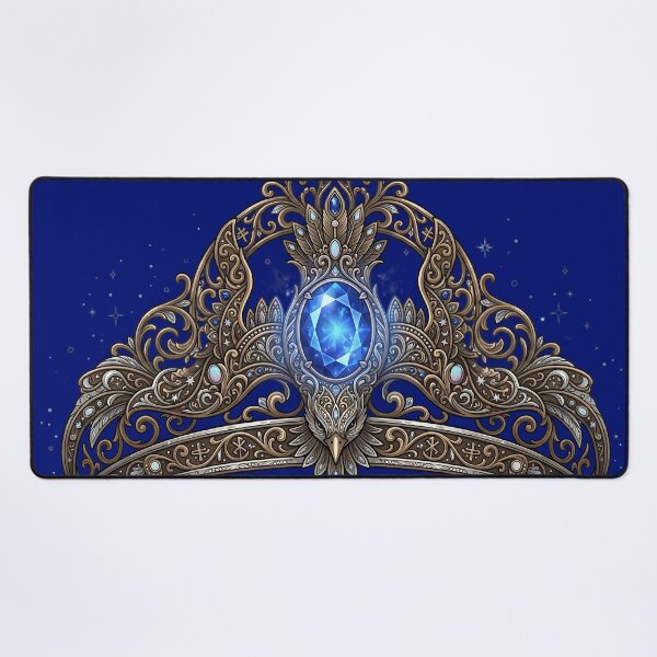 Item preview, Raven Diadem Sapphire Crown - Mystical Magical School House Art designed and sold by KreonaTime.