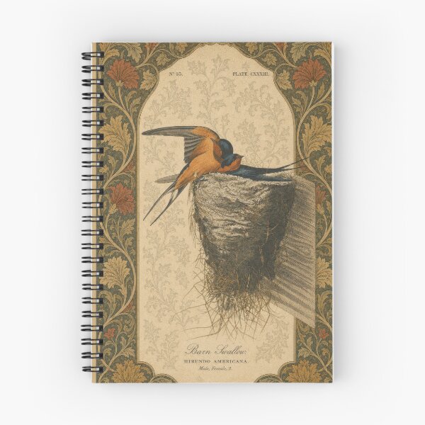 Item preview, Barn Swallow — Audubon Arts & Crafts Bird Print designed and sold by kornkobart.