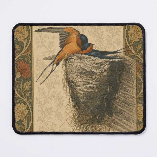 Item preview, Barn Swallow — Audubon Arts & Crafts Bird Print designed and sold by kornkobart.