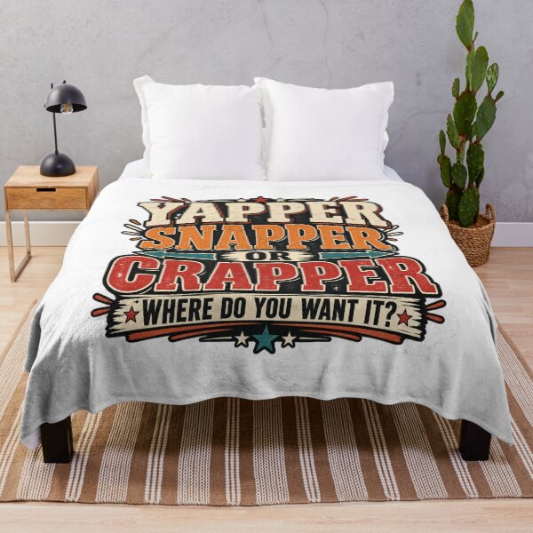 Item preview, Funny Yapper Snapper Or Crapper Where Do You Want It? Retro, Funny Saying Party png Retro Humor designed and sold by Teeture.