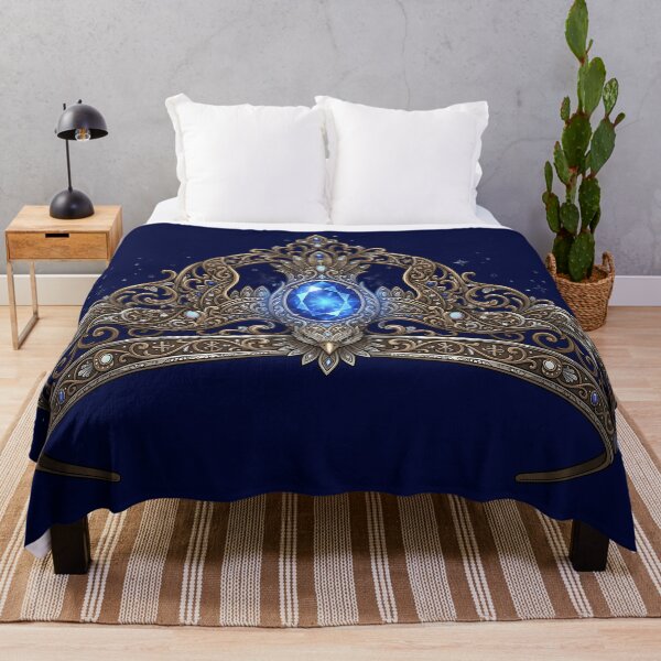 Item preview, Raven Diadem Sapphire Crown - Mystical Magical School House Art designed and sold by KreonaTime.