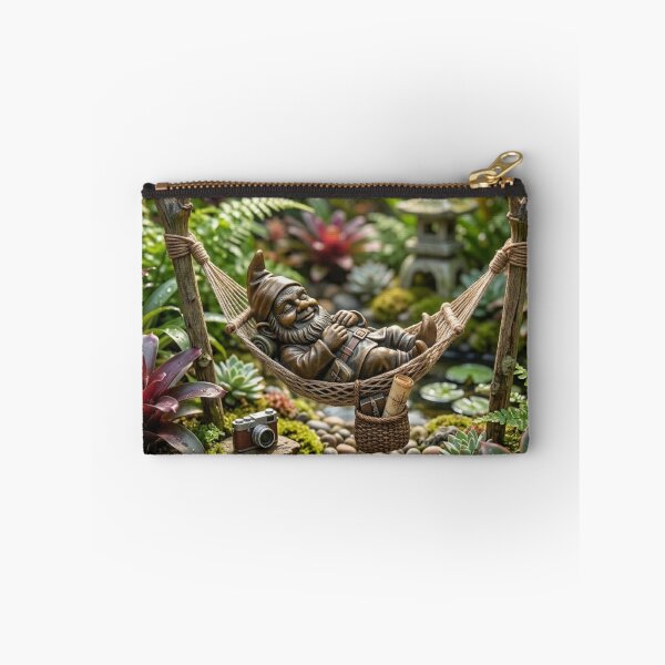 Item preview, Wroclaw Gnome in Hammock Napping designed and sold by Purrfecta.