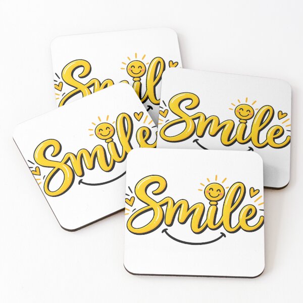 Item preview, Smile Happy Face Yellow Positive Vibes Retro Typography Graphic Tee designed and sold by TM DESIGNS AND MORE.