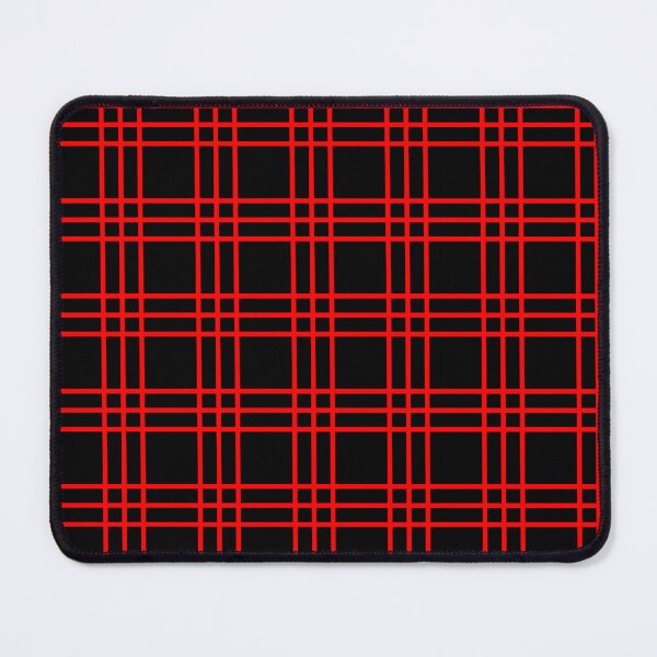 Item preview, Red and Black Flannel Grid Pattern designed and sold by Wolf Wendigo.
