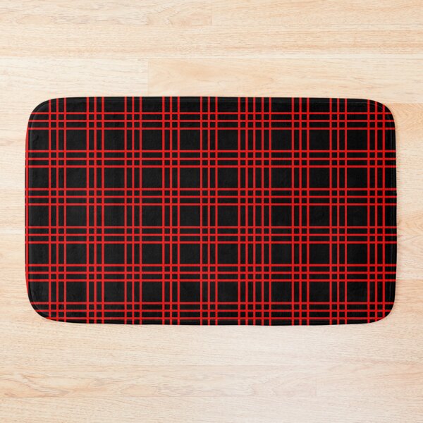 Item preview, Red and Black Flannel Grid Pattern designed and sold by Wolf Wendigo.