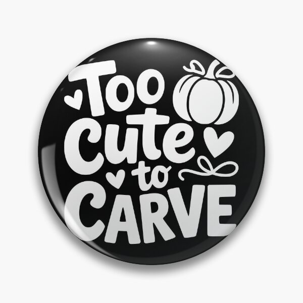 Item preview, Too Cute to Carve designed and sold by theartfulaspie.