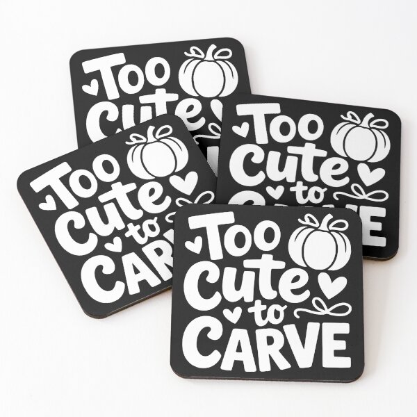 Item preview, Too Cute to Carve designed and sold by theartfulaspie.