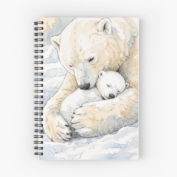 Item preview, Polar bear mother and cub designed and sold by sid1802.