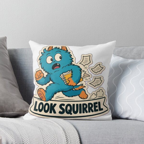 Item preview, Squirrel Brain | Cute ADHD Creature Neurodivergent Doodle designed and sold by StickyGuys.