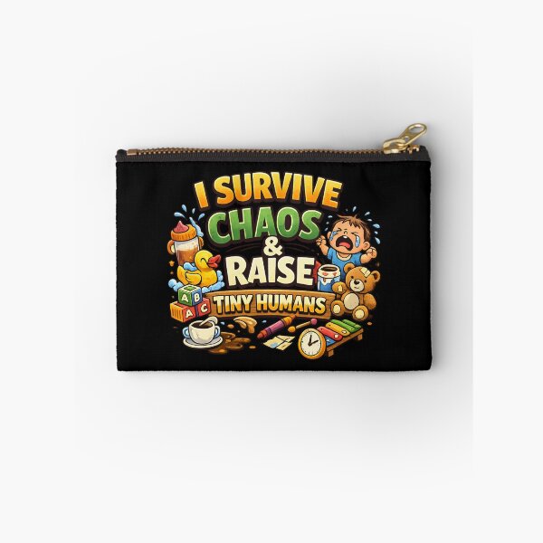 Item preview, I Survive Chaos & Raise Tiny Humans - Funny Parenting designed and sold by SidTastic .