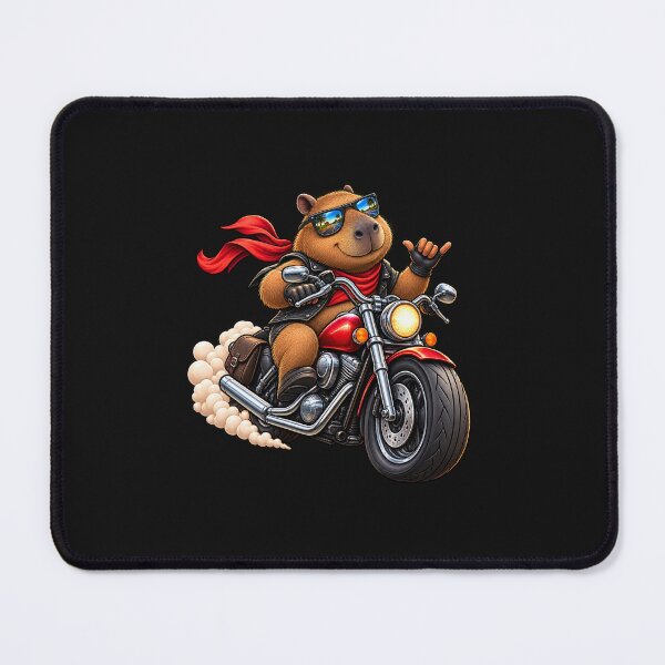 Item preview, Capybara Motorcycle Rider Adventure designed and sold by Zilds23.