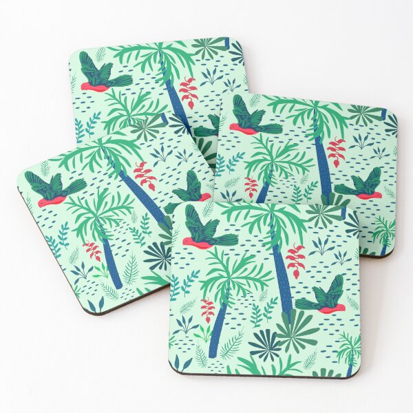 Item preview, Australian King Parrot Pattern designed and sold by deerhawkart.