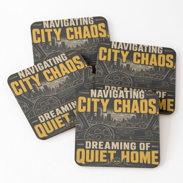 Item preview, Navigating City Chaos,Dreaming Of Quiet Home designed and sold by Haque Designs.