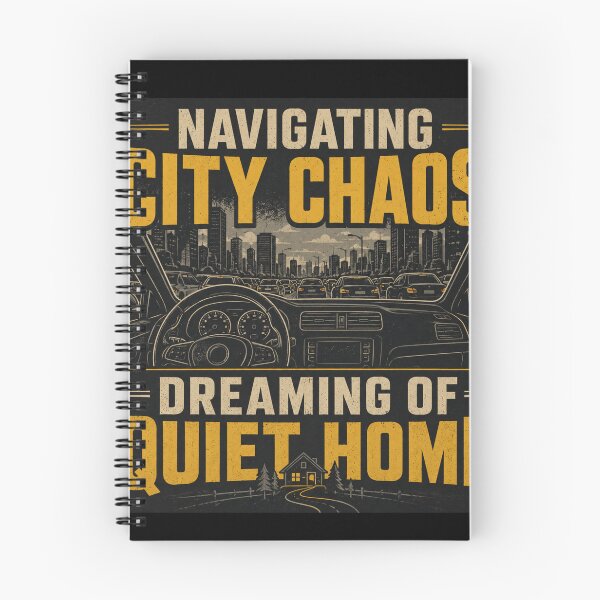 Item preview, Navigating City Chaos,Dreaming Of Quiet Home designed and sold by Haque Designs.