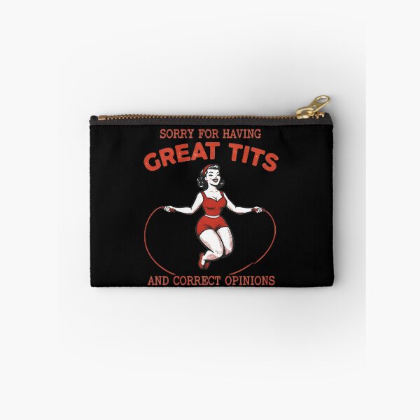 Item preview, Sorry for Having Great Tits Funny Retro Pinup Jump Rope Humor designed and sold by ArcaneArtistry.