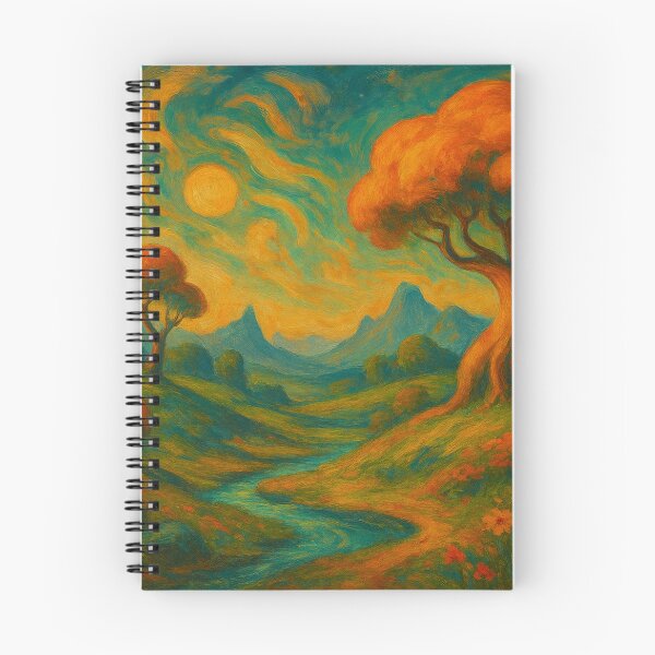 Item preview, Earthy Landscape - Impressionist Autumn Nature Scape designed and sold by Nexus Space.