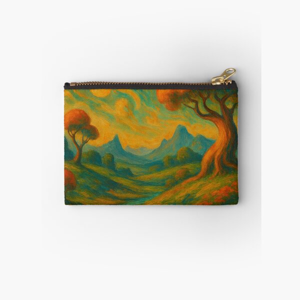 Item preview, Earthy Landscape - Impressionist Autumn Nature Scape designed and sold by Nexus Space.