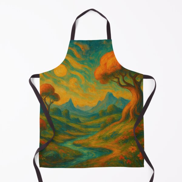 Item preview, Earthy Landscape - Impressionist Autumn Nature Scape designed and sold by Nexus Space.