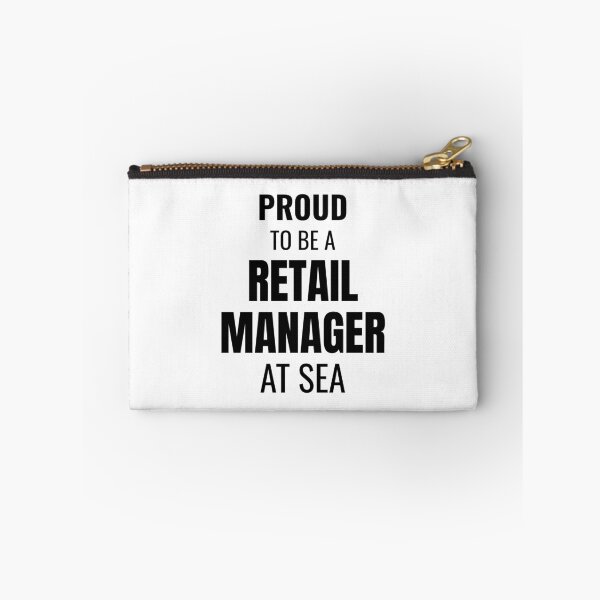 Item preview, Proud to be a Retail Manager at Sea (Black) designed and sold by ShipCrewNation.
