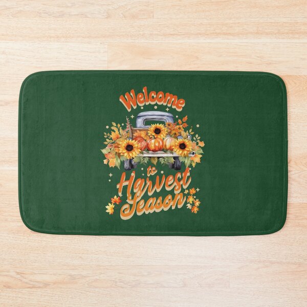Item preview, Vintage Truck Fall Harvest Sunflowers and Pumpkins designed and sold by Sachie's Studio.