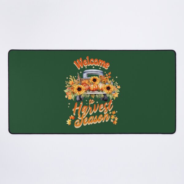 Item preview, Vintage Truck Fall Harvest Sunflowers and Pumpkins designed and sold by Sachie's Studio.